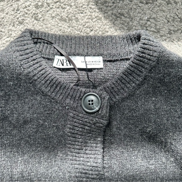 Zara 100% wool cardigan - Picture 4 of 10